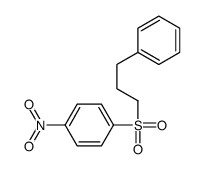 1-nitro-4-(3-phenylpropylsulfonyl)benzene结构式