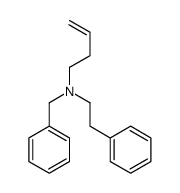 N-benzyl-N-(2-phenylethyl)but-3-en-1-amine结构式