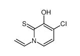 4-chloro-1-ethenyl-3-hydroxypyridine-2-thione结构式