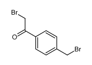 2-溴-1-[4-(溴甲基)苯基]乙酮结构式