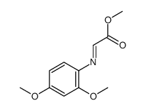 methyl 2-(2,4-dimethoxyphenyl)iminoacetate结构式