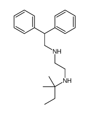 N-(2,2-diphenylethyl)-N'-(2-methylbutan-2-yl)ethane-1,2-diamine Structure