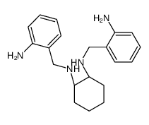 (1R,2R)-1-N,2-N-bis[(2-aminophenyl)methyl]cyclohexane-1,2-diamine结构式