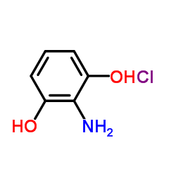 2-aminoresorcinol, hydrochloride Structure