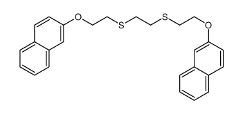 1,2-Bis[2-(2-naphthoxy)ethylthio]ethane Structure