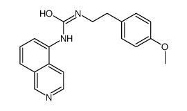 1-isoquinolin-5-yl-3-[2-(4-methoxyphenyl)ethyl]urea结构式