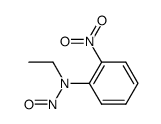 N-ethyl-2-nitro-N-nitroso-aniline结构式