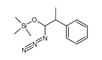 (1-azido-2-phenylpropoxy)trimethylsilane Structure