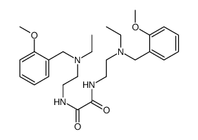 N,N'-bis[2-[ethyl-[(2-methoxyphenyl)methyl]amino]ethyl]oxamide结构式