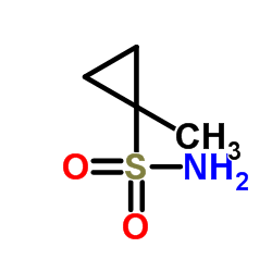 1-甲基环丙烷磺酰胺结构式