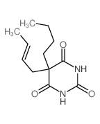 5-But-2-enyl-5-butyl-1,3-diazinane-2,4,6-trione结构式