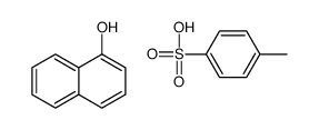 4-methylbenzenesulfonic acid,naphthalen-1-ol Structure