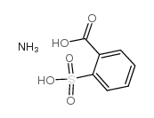 2-磺基苯甲酸单铵盐结构式
