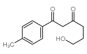 6-羟基-1-(4-甲基苯基)-1,3-己二酮结构式
