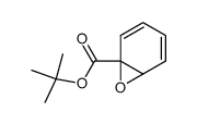 1,6-epoxy-cyclohexa-2,4-dienecarboxylic acid tert-butyl ester结构式