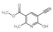 5-氰基-6-羟基-2-甲基烟酸甲酯结构式