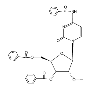 N4-benzoyl-3',5'-di-O-benzoyl-2'-O-methylcytidine Structure