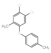 Benzene,1,2-dichloro-4-methyl-5-[(4-methylphenyl)thio]-结构式