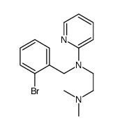 N'-[(2-bromophenyl)methyl]-N,N-dimethyl-N'-pyridin-2-ylethane-1,2-diamine结构式
