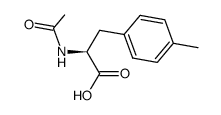 (S)-2-acetamido-3-(p-tolyl)propanoic acid结构式