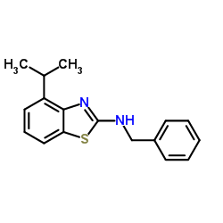 N-Benzyl-4-isopropyl-1,3-benzothiazol-2-amine Structure