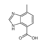 (9ci)-7-甲基-1H-苯并咪唑-4-羧酸结构式