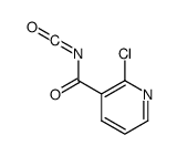 2-chloropyridine-3-carbonyl isocyanate Structure