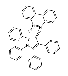benzo[c]cinnolin-5-ium-5-yl(3-oxo-1,2,4,5-tetraphenyl-2,3-dihydro-1H-pyrrol-2-yl)amide结构式