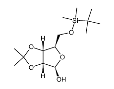 5-O--2,3-O-(1-Methylethylidene)-β-D-ribofuranose结构式