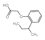 2-(2-(仲丁基)苯氧基)乙酸结构式