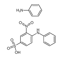 2-nitrodiphenylamine-4-sulfonic acid aniline salt Structure