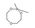 2,2-Dimethyl-1,3,6-trioxa-2-silacyclooctane结构式