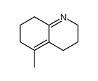 5-methyl-2,3,4,6,7,8-hexahydroquinoline结构式