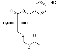 H-Cys(Acm)-OBzl hydrochloride Structure