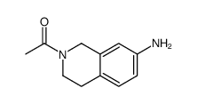 1-(7-氨基-3,4-二氢-2(1h)-异喹啉)乙酮结构式