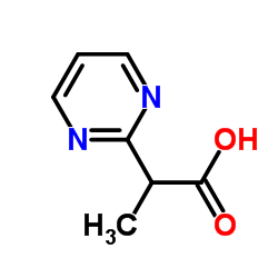2-嘧啶-2-基-丙酸结构式