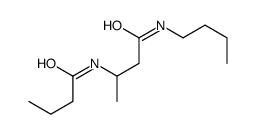 3-(butanoylamino)-N-butylbutanamide Structure