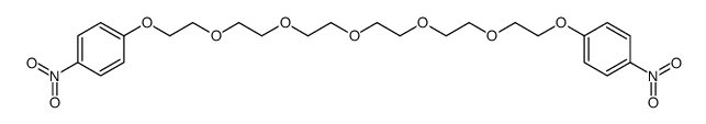1-nitro-4-[2-[2-[2-[2-[2-[2-(4-nitrophenoxy)ethoxy]ethoxy]ethoxy]ethoxy]ethoxy]ethoxy]benzene结构式