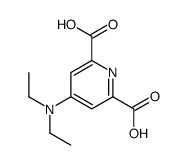 4-(diethylamino)pyridine-2,6-dicarboxylic acid结构式