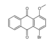 1-bromo-4-methoxy-anthraquinone Structure