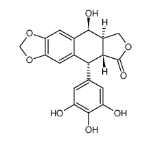 3',4',5'-tridemethylepipodophyllotoxin Structure