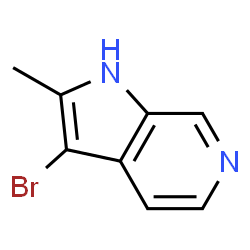 3-Bromo-2-methyl-1H-pyrrolo[2,3-c]pyridine Structure
