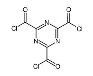 1,3,5-triazine-2,4,6-tricarbonyl trichloride结构式