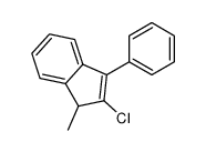 2-chloro-1-methyl-3-phenyl-1H-indene结构式