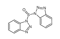 di(1H-benzotriazol-1-yl) sulfoxide Structure
