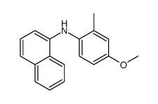 N-(4-methoxy-2-methylphenyl)naphthalen-1-amine Structure