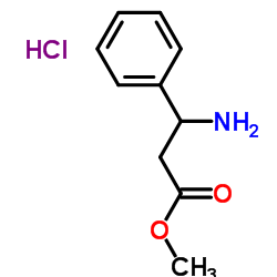 Methyl 3-amino-3-phenylpropanoate hydrochloride Structure