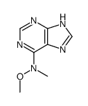 N-methoxy-N-methyl-7H-purin-6-amine结构式