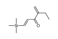 4-methylidene-1-trimethylsilylhex-1-en-3-one结构式