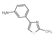 3-(2-甲基-1,3-噻唑-4-基)苯胺结构式